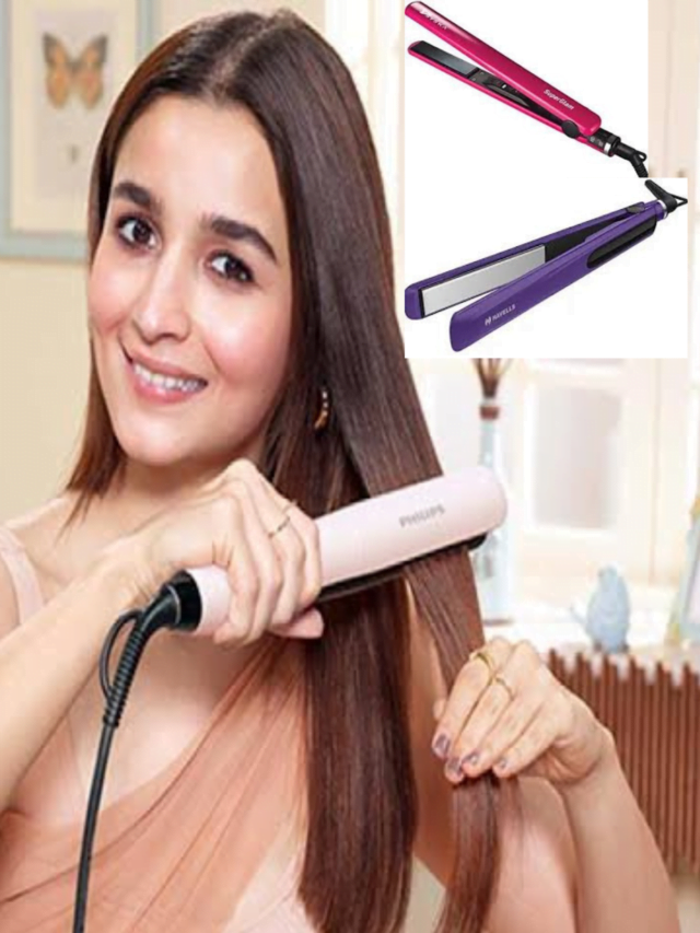how to straight hair at home with straightener