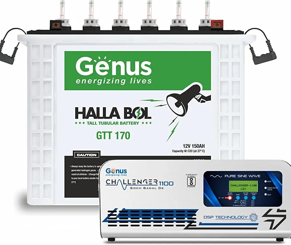 Genus Inverter Battery for Home, Office, Shops