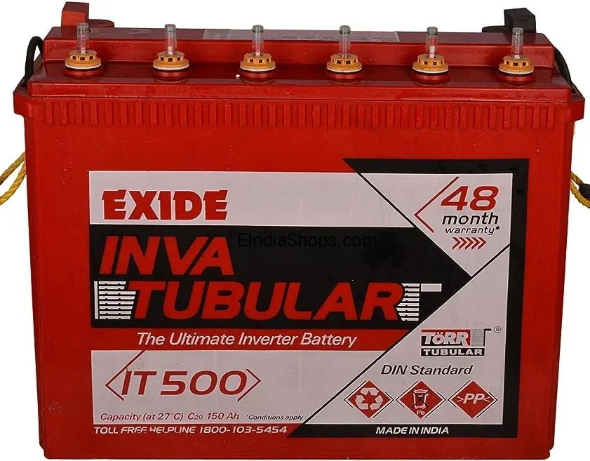 Exide Tubular Battery 150Ah/12 Volt 