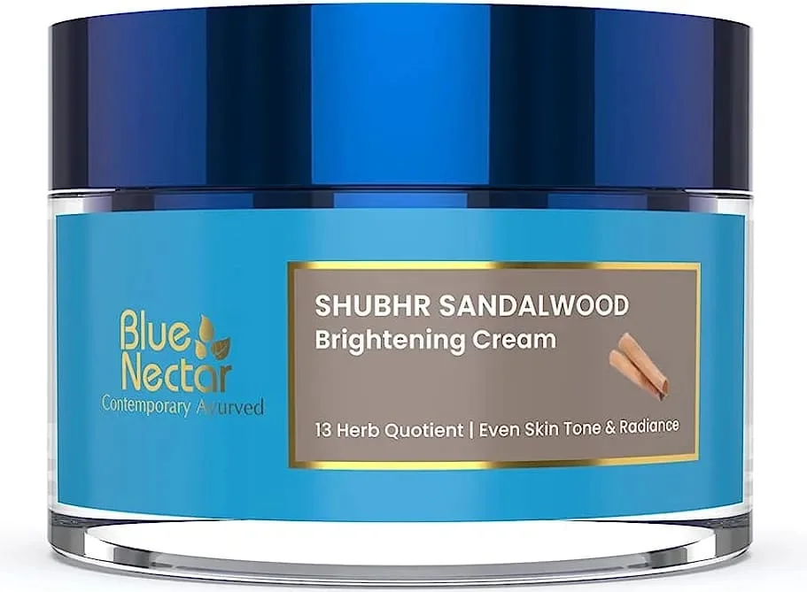 Blue Nectar Ayurvedic Sandalwood Radiance Skin Brightening Cream