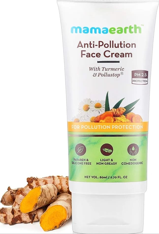 (9) ममार्थ एंटी-पॉल्यूशन डेली फेस क्रीम - Mamaearth Anti-Pollution Daily Face Cream