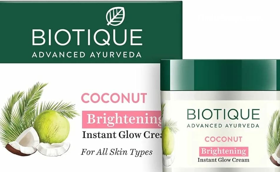 Biotique Coconut Brightening Instant Glow Cream