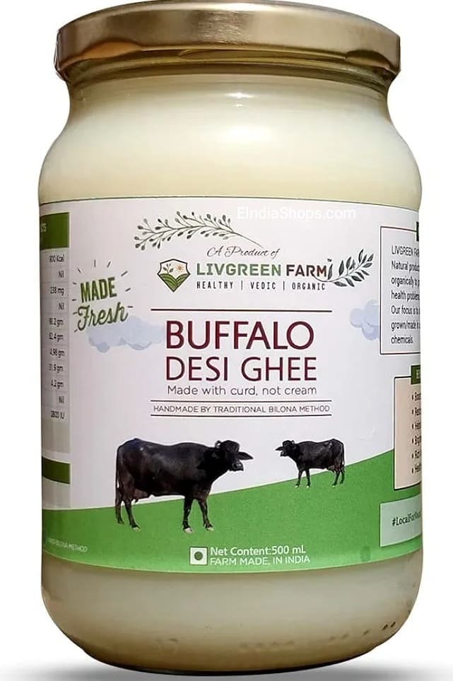 LivGreen Farm Buffalo Bilona Ghee